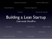 Building a Lean Startup